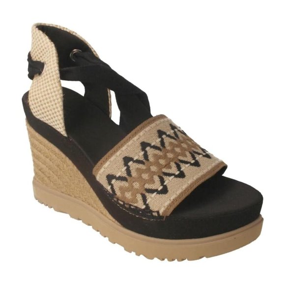 UGG Shoes - Ugg $150 Abbot Ankle Wrap Black Sz 9 NIB!
